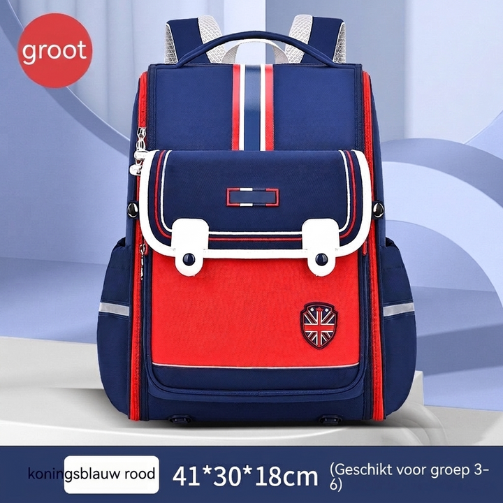 Lichtgewicht meisjes schoolrugzak, ergonomisch, ruim en comfortabel voor alle basisschoolkinderen.
