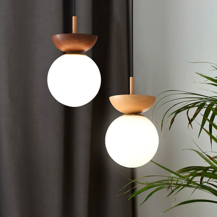 Hikari LED plafondlamp, Japans design, ideaal voor een rustige en warme sfeer.