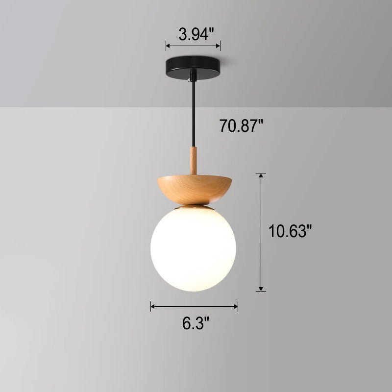 Sfeervolle LED plafondlamp Hikari, minimalistisch houten design voor elke kamer.
