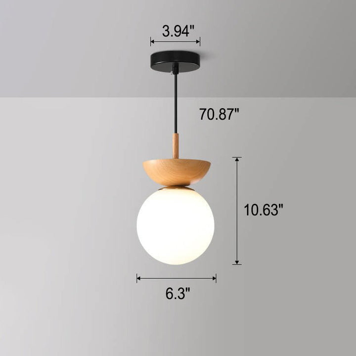 Sfeervolle LED plafondlamp Hikari, minimalistisch houten design voor elke kamer.