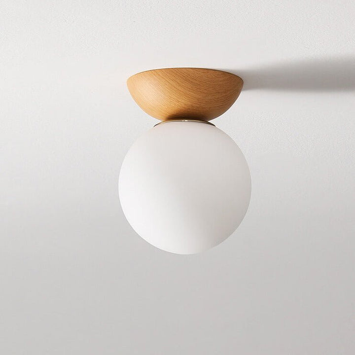 Hikari plafondlamp, Japans minimalistisch, met warme LED verlichting voor woonruimtes.