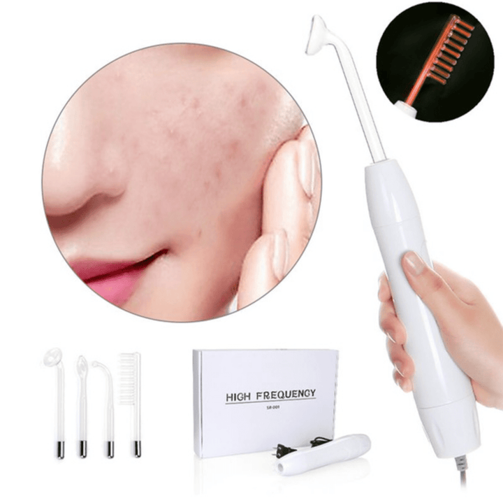 Hoogfrequentie therapie apparaat voor haarverzorging en haargroei stimulatie, versterkt haarzakjes en hoofdhuid.
