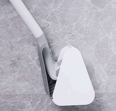 Moderne siliconen toiletborstel met ventilerende houder voor optimale hygiëne. Efficiënte en anti-geur reiniging in elke badkamer.