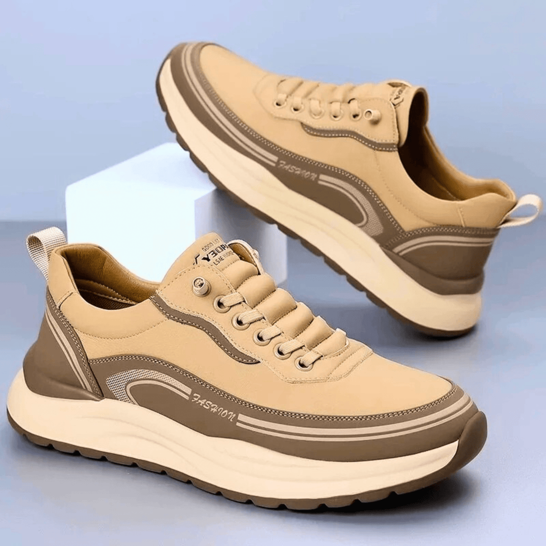 Duurzame heren veterschoenen, casual sneakers voor dagelijks comfort en een stijlvolle, lage pasvorm.