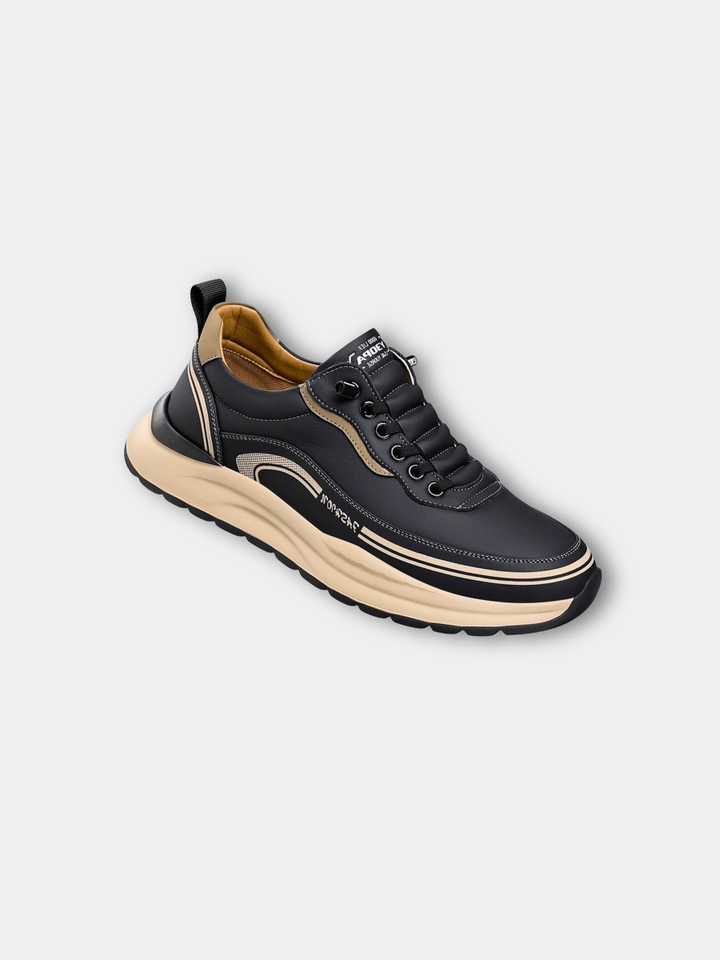 Comfortabele heren casual sneakers met veters, ideaal voor dagelijks gebruik en een stijlvolle look.
