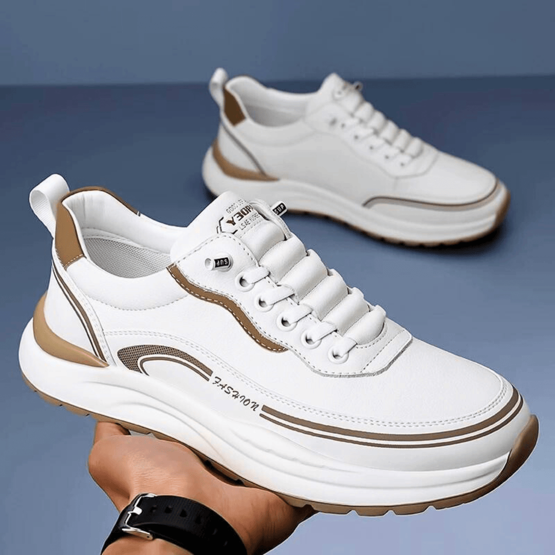 Actieve heren casual vetersneakers, ideaal voor wandelen en dagelijkse activiteiten met veel comfort.