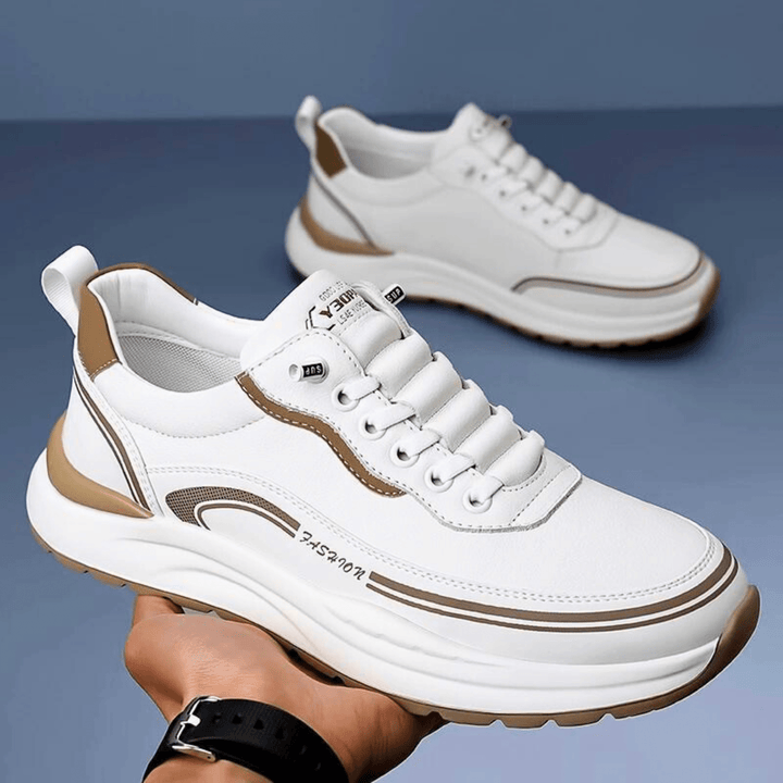 Actieve heren casual vetersneakers, ideaal voor wandelen en dagelijkse activiteiten met veel comfort.