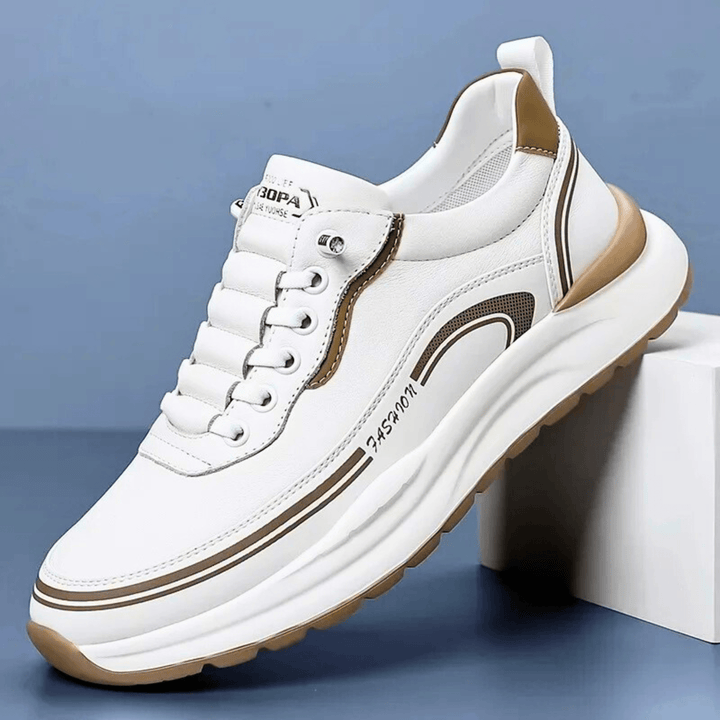 Ademende heren vetersneakers, ontworpen voor dagelijks comfort, ideaal als lage casual schoenen.