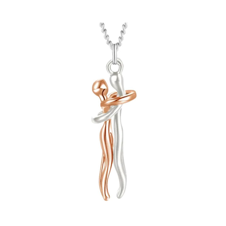 Een set van twee HugNecklace kettingen, een sieraad om vriendschap of liefde te vieren.