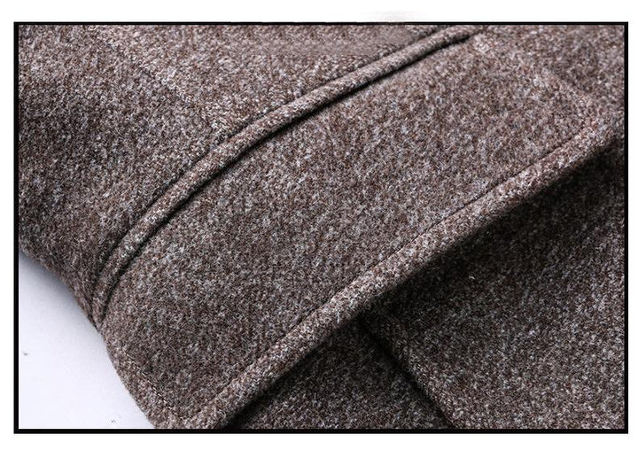 Modieuze herenjas, comfortabele winterjas met enkelvoudige sluiting, perfecte bovenkleding voor elke man.