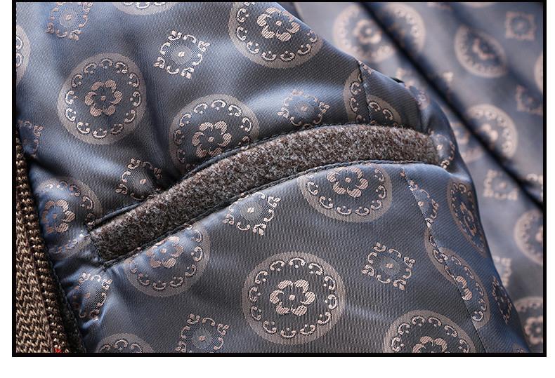 Warme heren winterjas, elegante mantel met single-breasted sluiting, perfect voor een chique look.