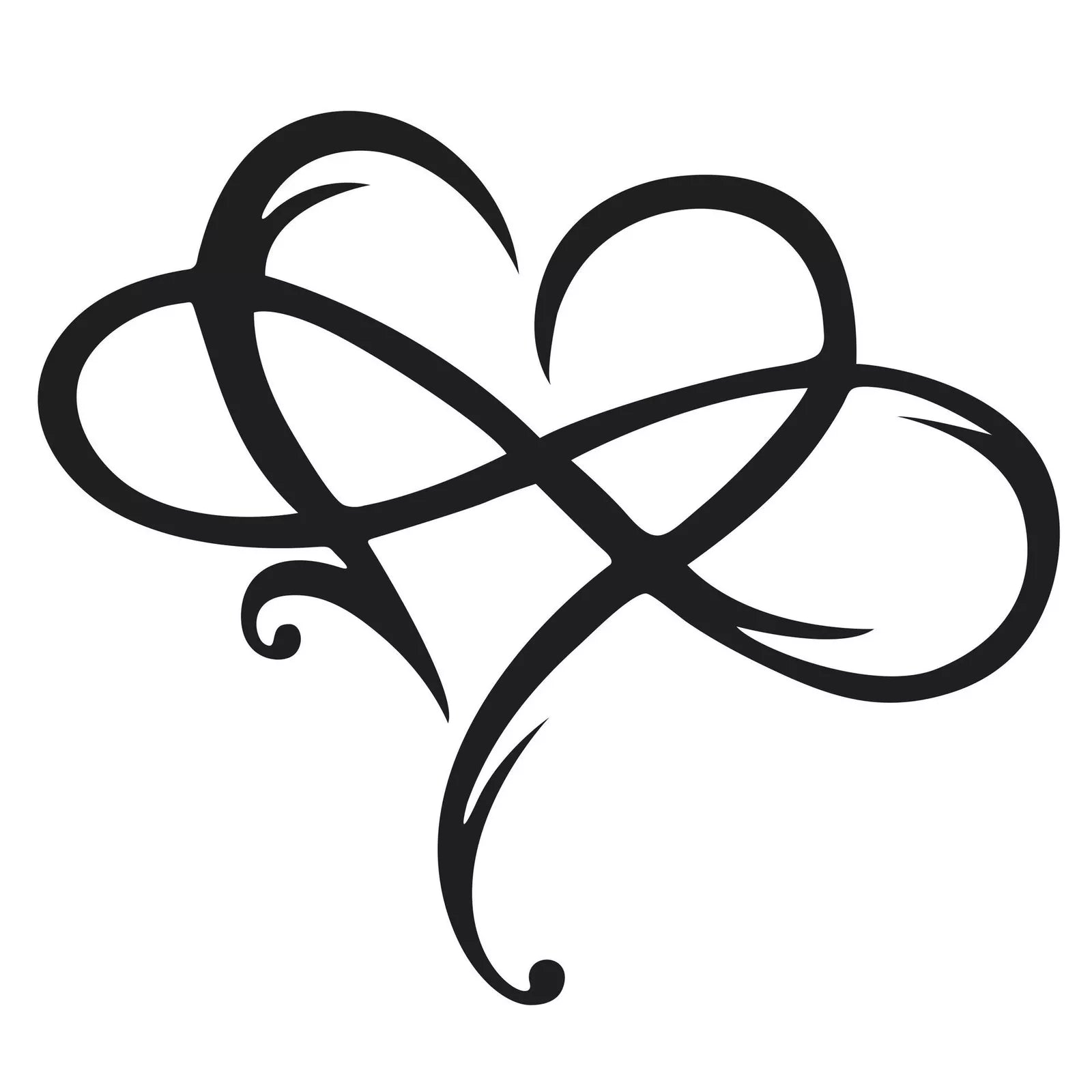 "IJzeren wanddecoratie met oneindig hart; symbolisch design, elegante uitstraling, ideaal voor elke kamer."