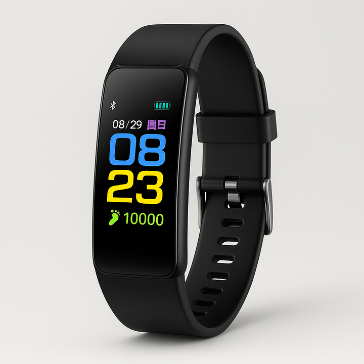Comfortabel senioren activitytracker horloge; meet stappen, afstand en verbrande calorieën voor dagelijkse fitness.