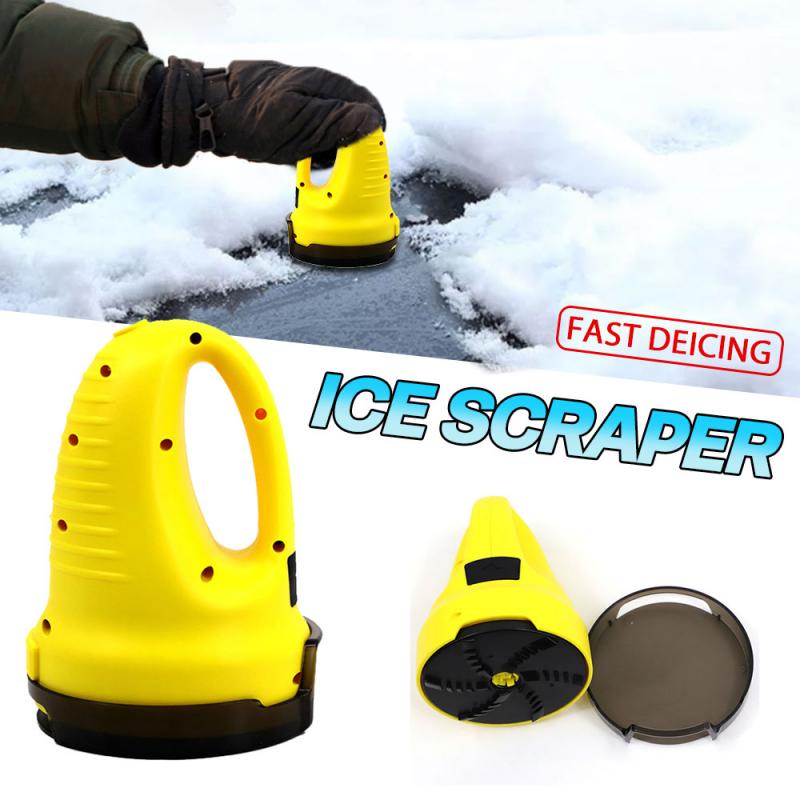 Onmisbare auto-accessoire: verwarmde ontdooier voor de voorruit, klaar voor de koude wintermaanden.