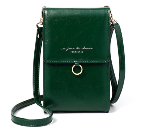Zwarte dames crossbody tas met stijlvolle flap, perfect als schoudertas en handtas voor elke gelegenheid.