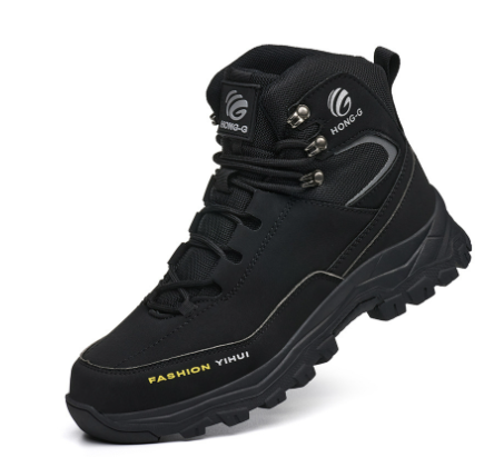 Dames outdoor high-top snowboots met verstelbare gespen. Antislipzool en warme voering voor winterse avonturen.
