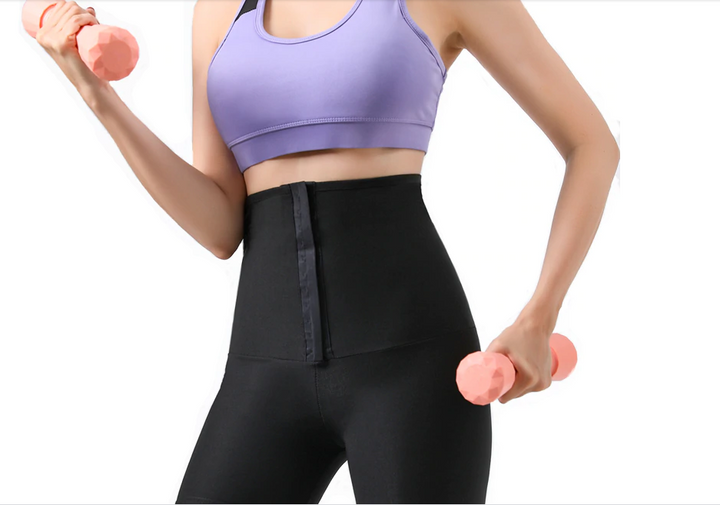 Dames corrigerende body shaper broek met hoge taille voor directe buikcontrole en een slanker figuur.