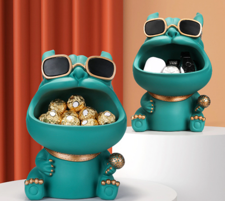 Hars katten opberger: schattige dieren decoratie, multifunctioneel ornament voor sleutels of snoep.