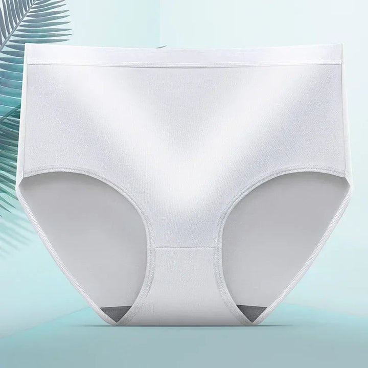 Naadloze anti-lek onderbroek voor vrouwen. Gemaakt van zacht katoen-spandex voor discreet draagcomfort.