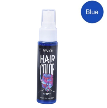 Unisex tijdelijke haarkleur spray voor directe kleurverandering, ideaal voor een feestlook of haarstyling.