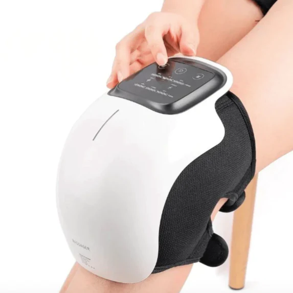Kniebrace met infrarood massage voor kniepijnverlichting, warmtetherapie en blessureherstel bij artritis en sportblessures.