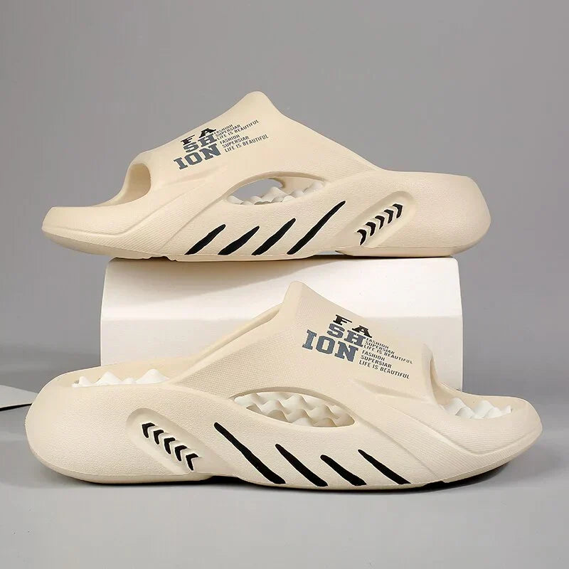 Casual en sportieve Quentin herenslippers, veelzijdig voor dagelijks gebruik of vakantie.