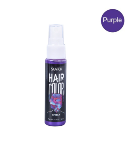 Eenvoudige applicatie van unisex haarkleur spray, voor tijdelijke haarstyling en snelle kleurverandering.