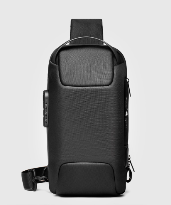 Unisex anti-diefstal oplaadtas van Oxford stof, ideaal voor reizen. Veilige schoudertas met USB-oplaadpoort.