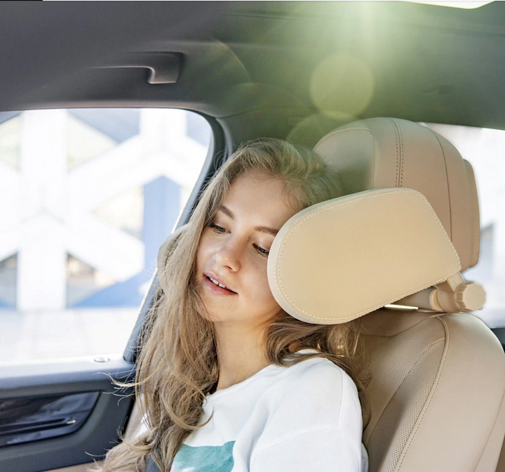 Verstelbare autohoofdsteun voor extra veiligheid en comfort; ideaal autostoelkussen voor alle passagiers.