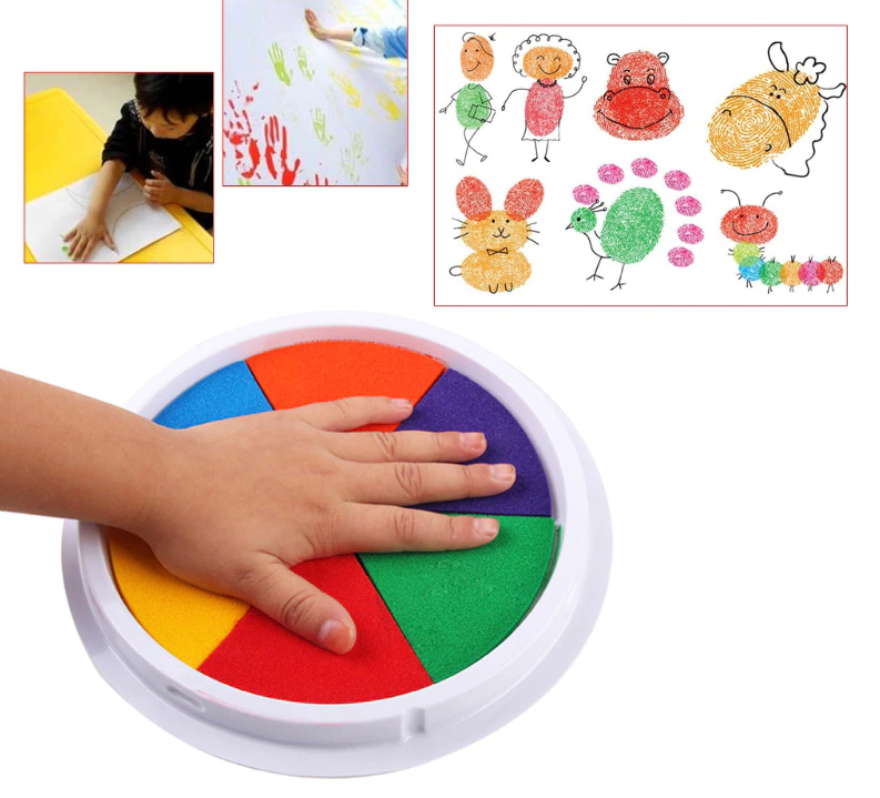 Niet-giftige vingerverf, veilig voor jonge kinderen. Bevordert creativiteit & sensorische ontwikkeling.