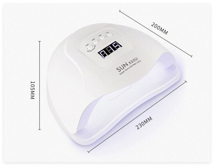 Efficiënte NailCure UV-LED nagellamp voor perfecte gellak nagels thuis of in de salon, met snelle uithardtechnologie.