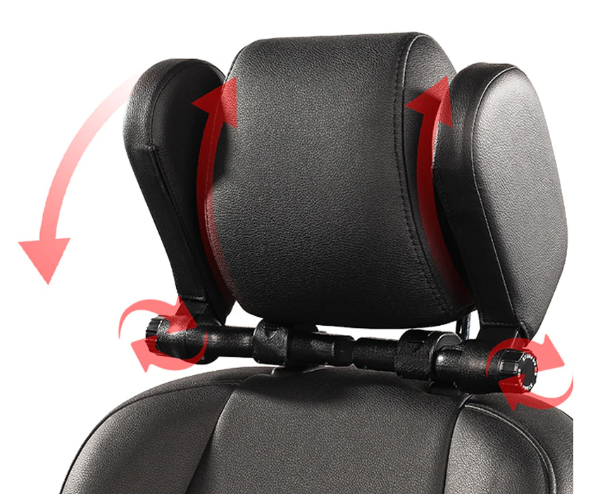 Ergonomische autostoel hoofdsteun voor lange ritten, biedt comfort en nekondersteuning, onmisbaar autoaccessoire.