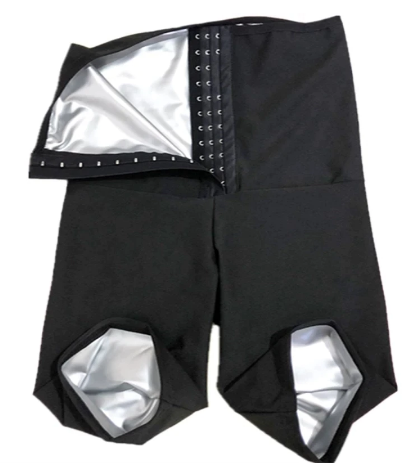 Zwarte body shaper broek voor dames, ideaal als onderkleding voor een direct slankmakend effect op buik en taille.