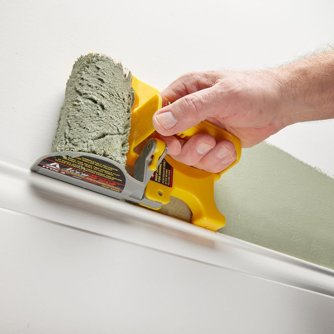 GaplessGlide schilderkit met randgereedschap en 3 vervangende mini verfrollers voor nauwkeurige verfklussen.