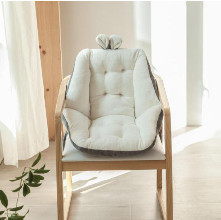 Roze ergonomisch zitkussen van polyester voor effectieve rugsteun en comfort. Een gezonde zitoplossing voor elke stoel.