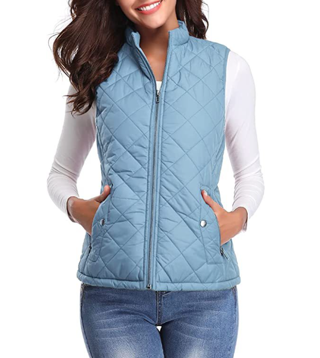 Lara dames vest, licht gewatteerd en stijlvol, veelzijdig voor casual herfstlooks.