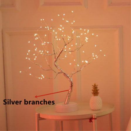 Sfeerlampje FairyTree met warm wit licht, perfecte nachtlamp en decoratieve verlichting voor ontspanning thuis.