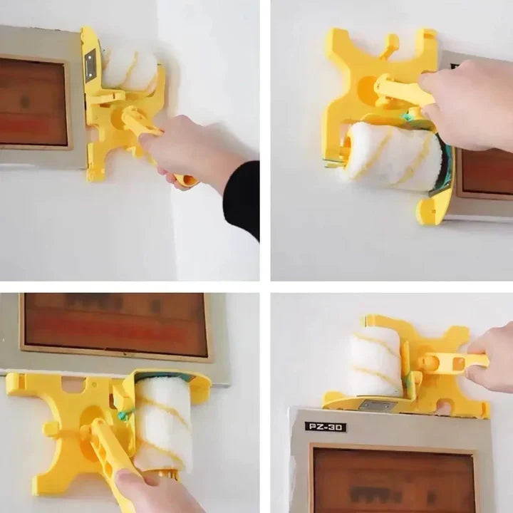 Hoek- en randverfroller voor perfect strakke lijnen. Ideaal voor nauwkeurig schilderen zonder tape.