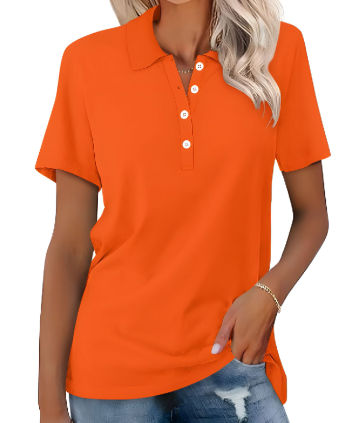 Dames polo Nova, een duurzame en stijlvolle keuze voor jouw comfortabele garderobe.