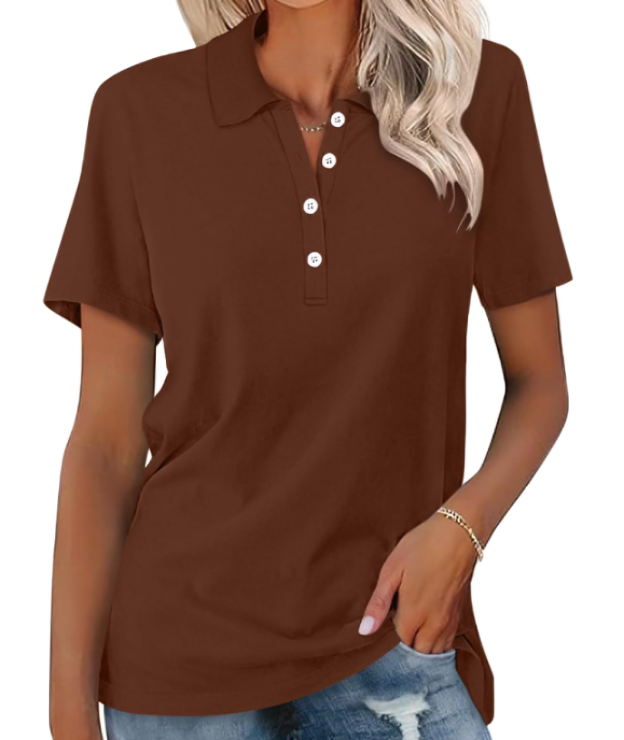 Veelzijdig dames poloshirt Nova, de perfecte polo en duurzame zomerkleding keuze.