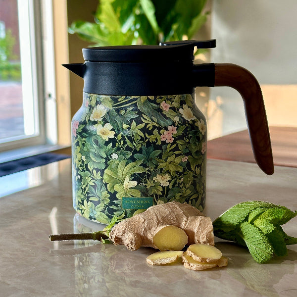 Modern design theepot met ingebouwde theezeef, multifunctioneel en morsvrij, voor elke keuken.