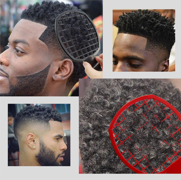 De ultieme twistkam voor krulhaar; creëer eenvoudig en snel gedefinieerde twists en coils in afrohaar.