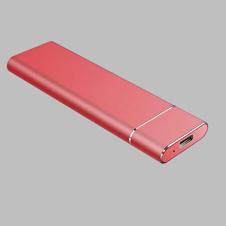 Draagbare SSD, externe harde schijf, compact design voor snelle backups, extra opslag voor je computer.
