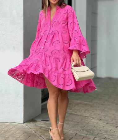 Moderne MaesDress I zomerjurk voor dames, comfortabel en veelzijdig. Perfect voor een stijlvolle, casual look.