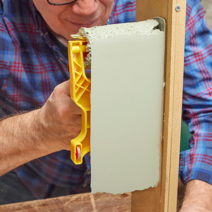 Schilder strakke randen moeiteloos met GaplessGlide rand schildergereedschap en extra verfrollers. Perfecte afwerking.