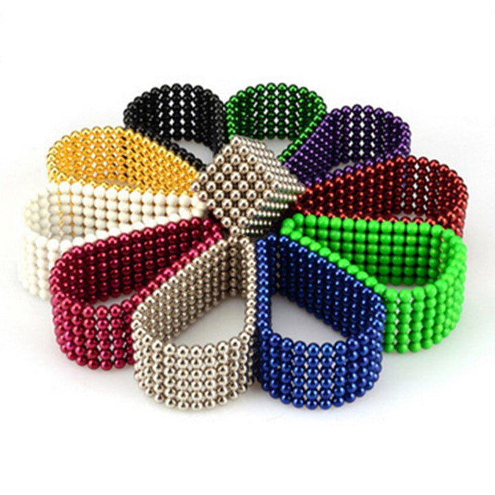 Sensorische magneetballen voor stressverlichting en ontspanning, ideaal voor fijne motoriek en concentratie.
