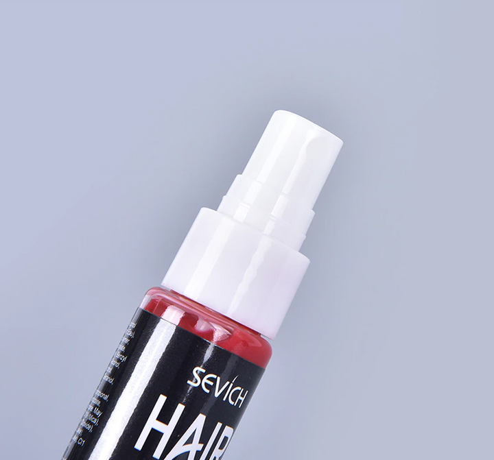 Tijdelijke haarkleur spray die eenvoudig uitwast, ideaal voor snelle kleurverandering en flexibele haarstyling.