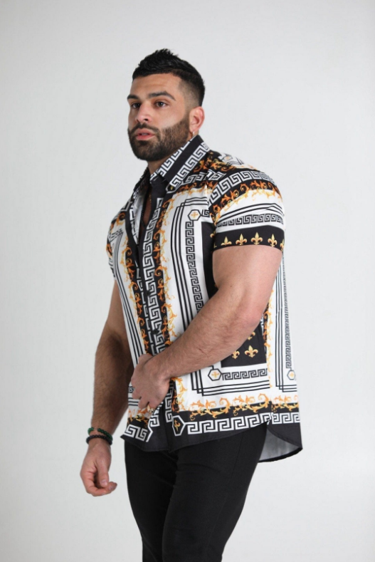 Casual Fabian heren zomeroverhemd met losse pasvorm. Trendy en unieke keuze voor een relaxte, stijlvolle zomerse look.