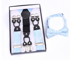 3-delige set - Poplin Lichtblauw