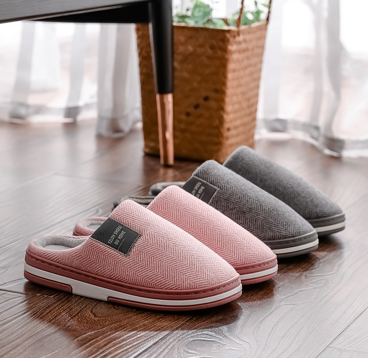 Luxe heren pantoffels, warm en comfortabel voor thuis. Zachte herensloffen met antislipzool.